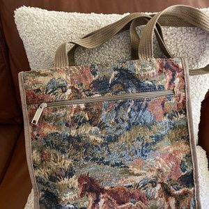 Tapestry shoulder bag